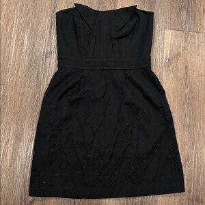 SINE BLACK STRAPLESS Anthropologie‎ DRESS SIZE 2